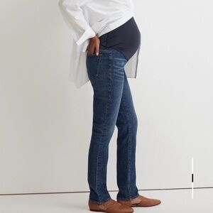 The Maternity Over-the-Belly Perfect Vintage Jean in Decatur Wash